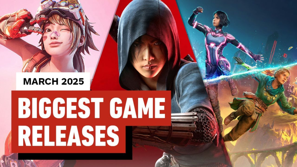 upcoming games March 2025